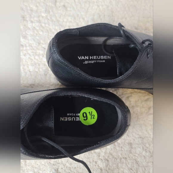 Van Heusen Riley oxford black shoe - Picture 6 of 7